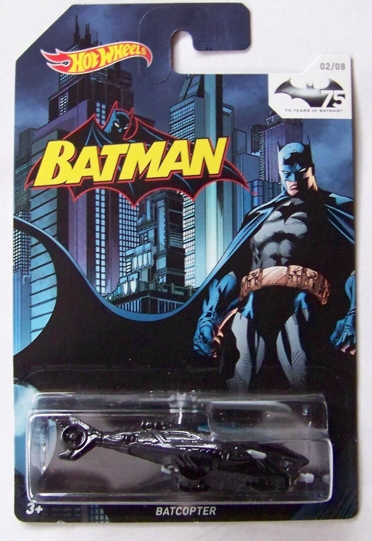 2014 Hot Wheels 75 Years of Batman Walmart Exclusive Complete Set of 8