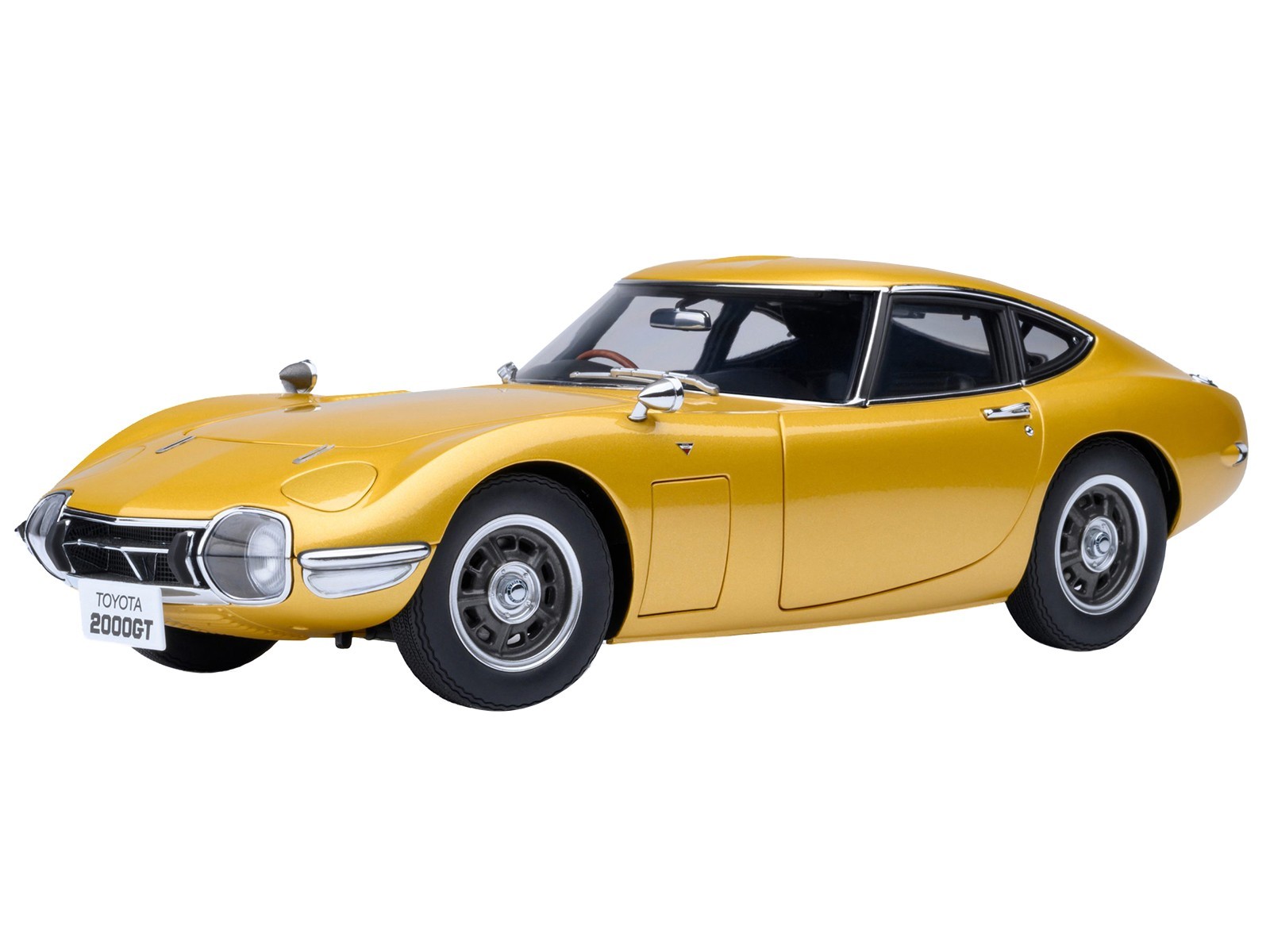 1967 TOYOTA 2000GT RHD GOLD 1/18 MODEL CAR BY AUTOART 79549
