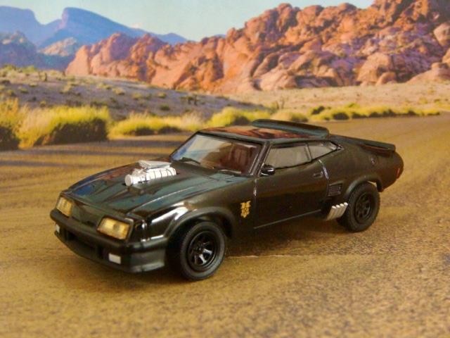 “V8 Interceptor” MAD MAX 1973 Ford Falcon XB GT 5.8L V8 Coupe 1/64 scale Ltd V