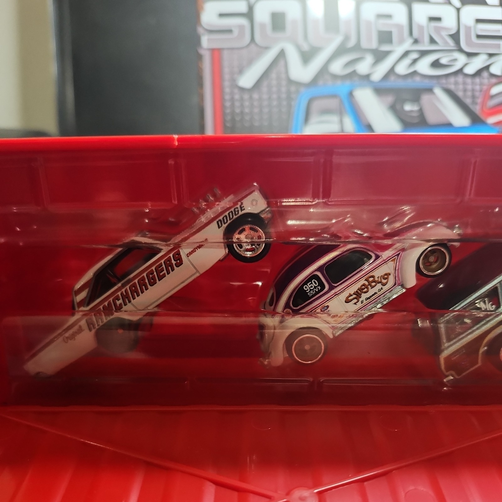Hot Wheels Dragstrip Demons Container Set of 5 Premium 1/64 Die Cast LOOK AT PIC