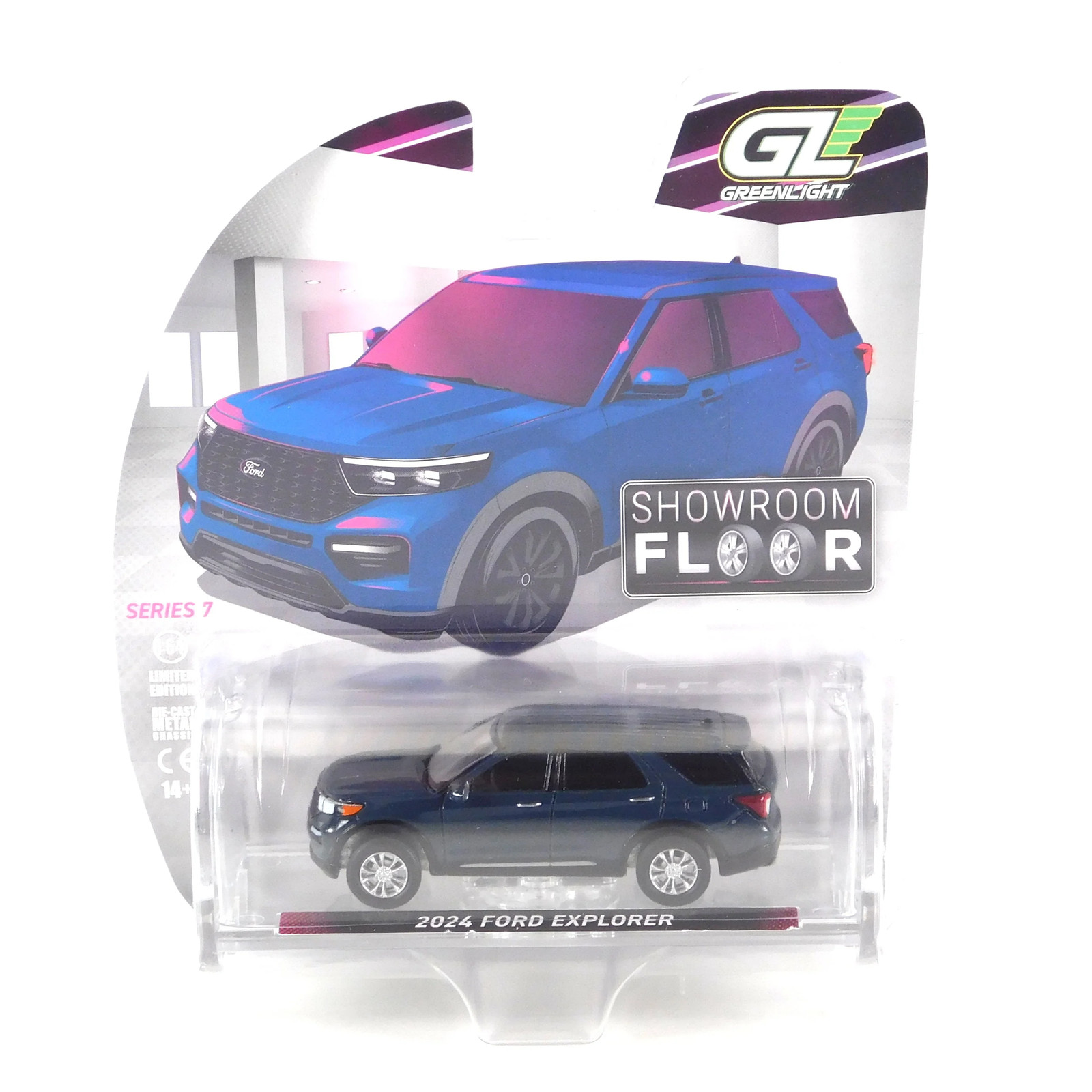Greenlight Showroom Floor Series 7 2024 Ford Explorer 1:64 Diecast