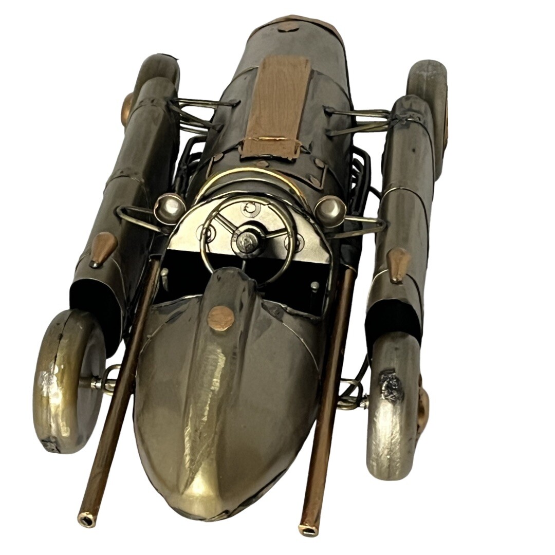 Metal Lotus Esprit Steampunk Racer Car Home Decor 11 in Long