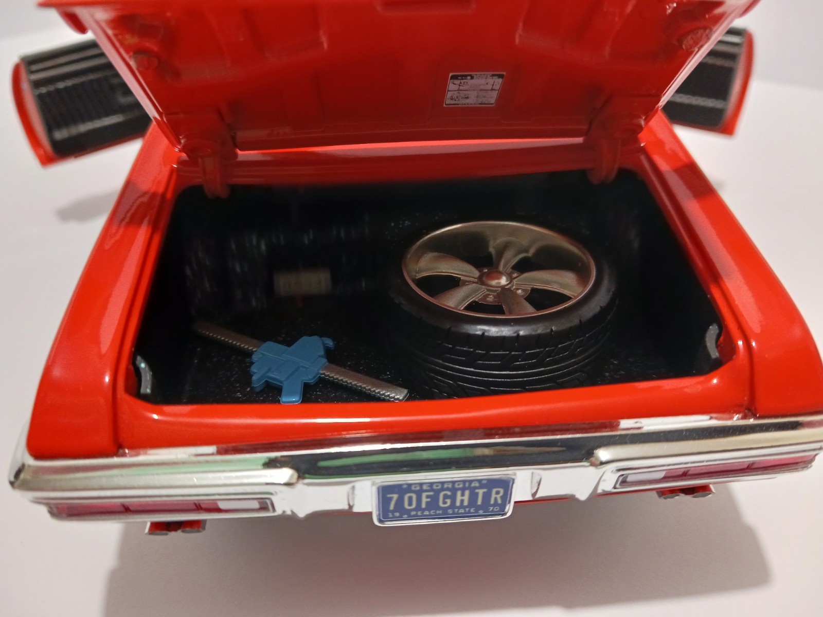 1:18 1970 PONTIAC GTO “THE PROSECUTOR” STREET FIGHTER in CAROUSEL RED, by ACME