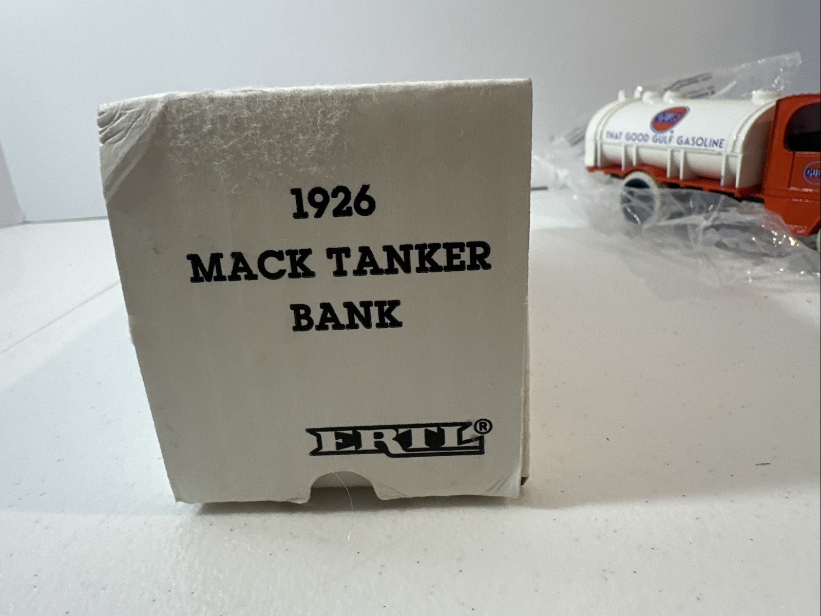 🌟GULF REFINING🌟Made Only 2,511 MACK 1926 TANKER BANK ERTL STOCK #9158