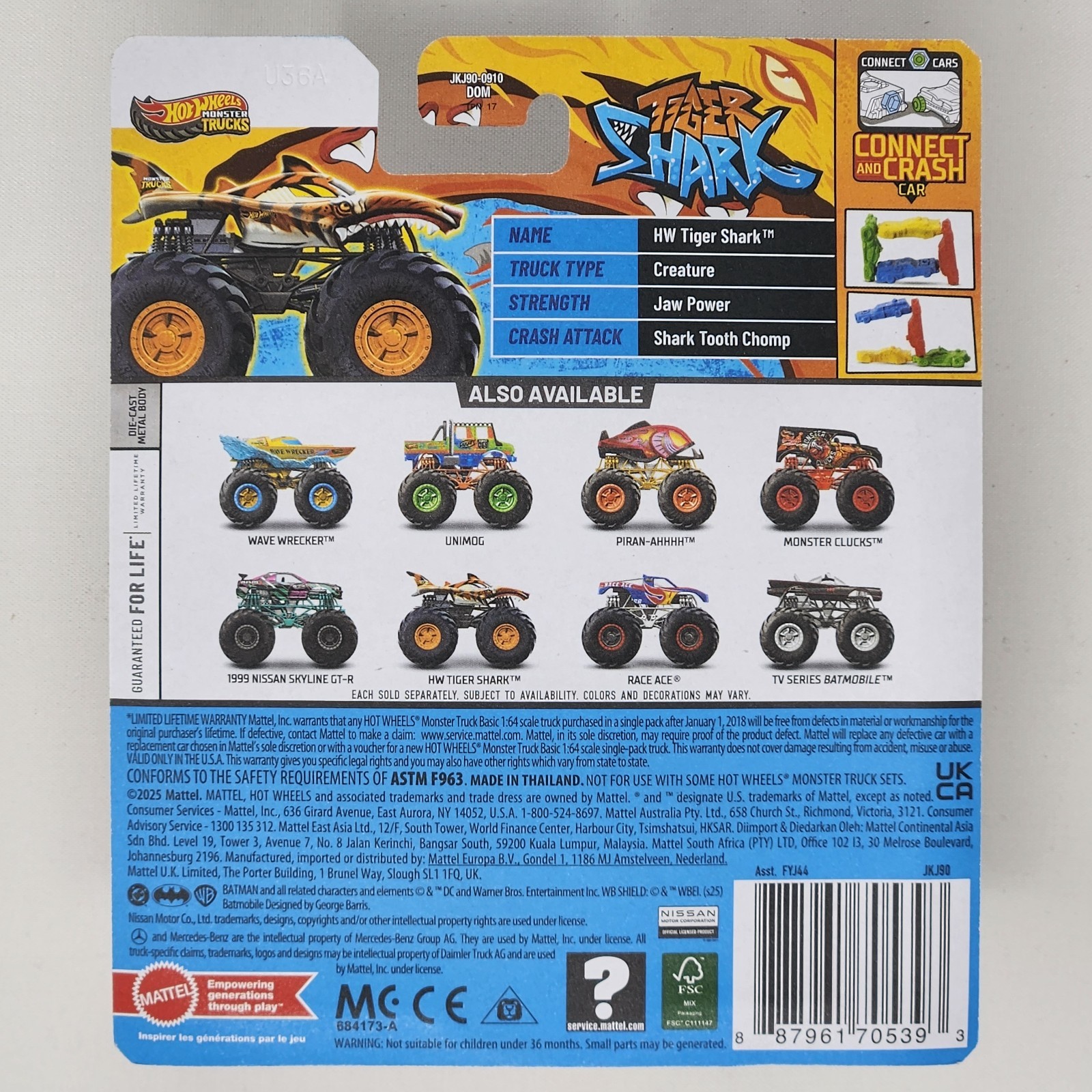 Hot Wheels Monster Trucks Live 1/8 HW Tiger Shark 1:64 2026 Mattel NEW