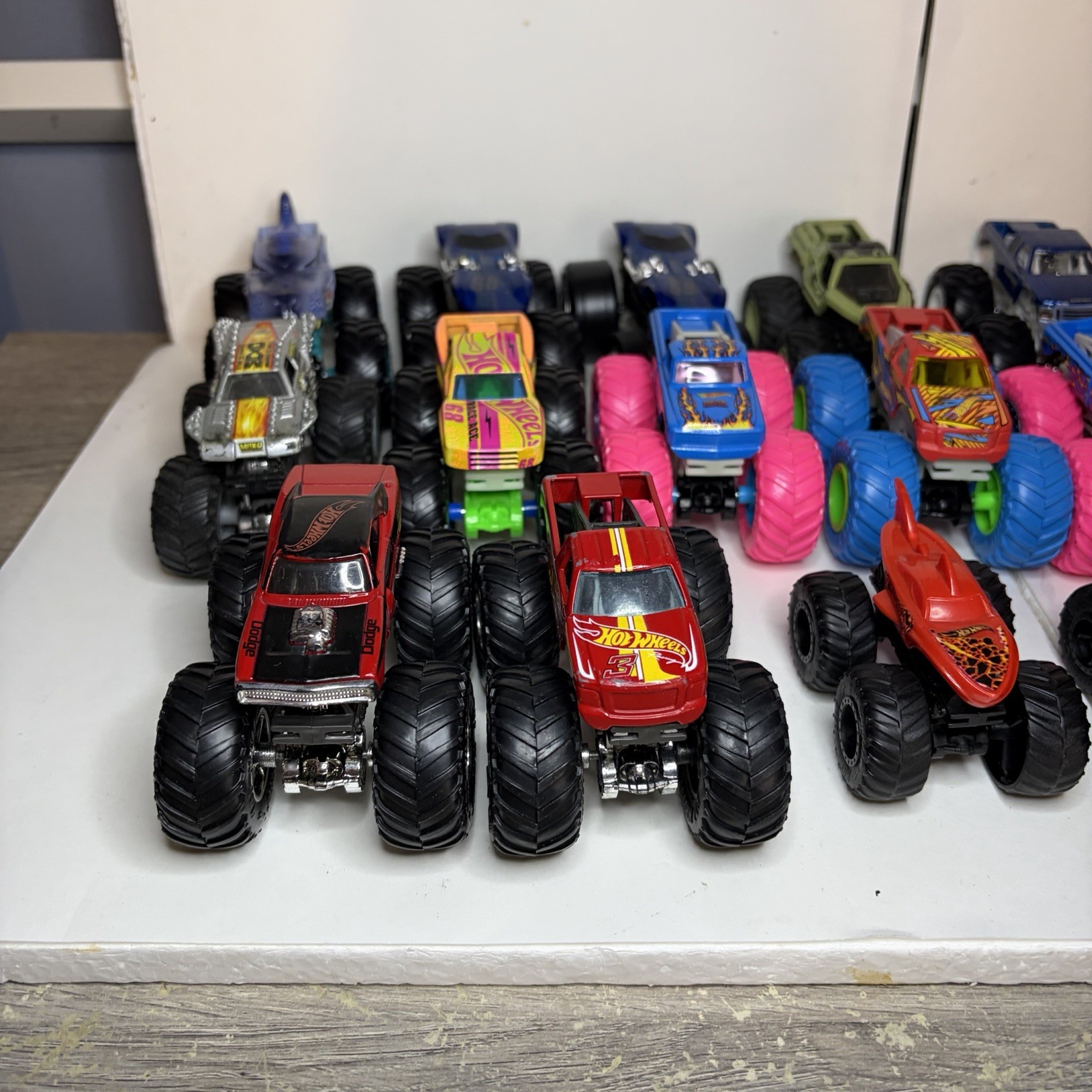 Lot of 24 Hot Wheels Monster Trucks 1:64 Scale Diecast Mixed Variety Collection
