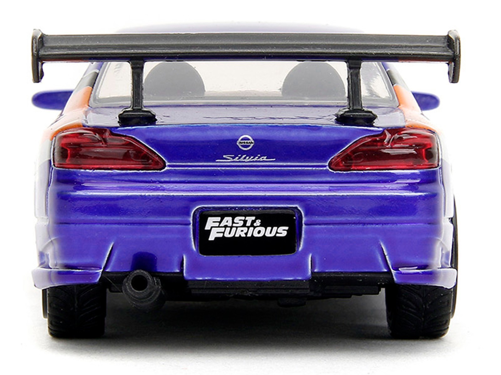 2001 NISSAN SILVIA S15 RHD BLUE “FAST & FURIOUS” 1/32 DIECAST CAR BY JADA 34446