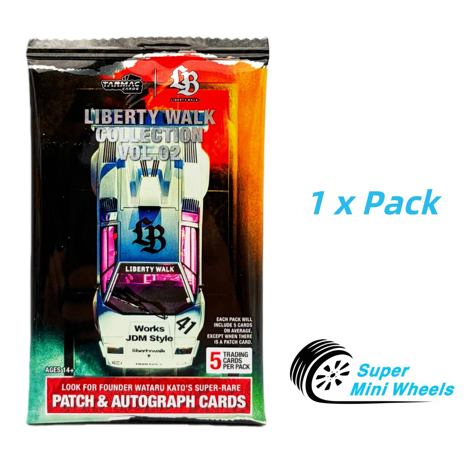 Tarmac Cards Liberty Walk Collectible Trading Cards Volume 2 – Limited Edition