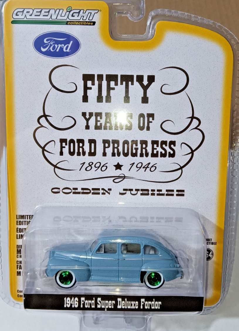 1:64 CHASE FIFTY YEARS OF FORD 1946 SUPER DELUXE FORDOR NOT IN PRODUCTION SEALED