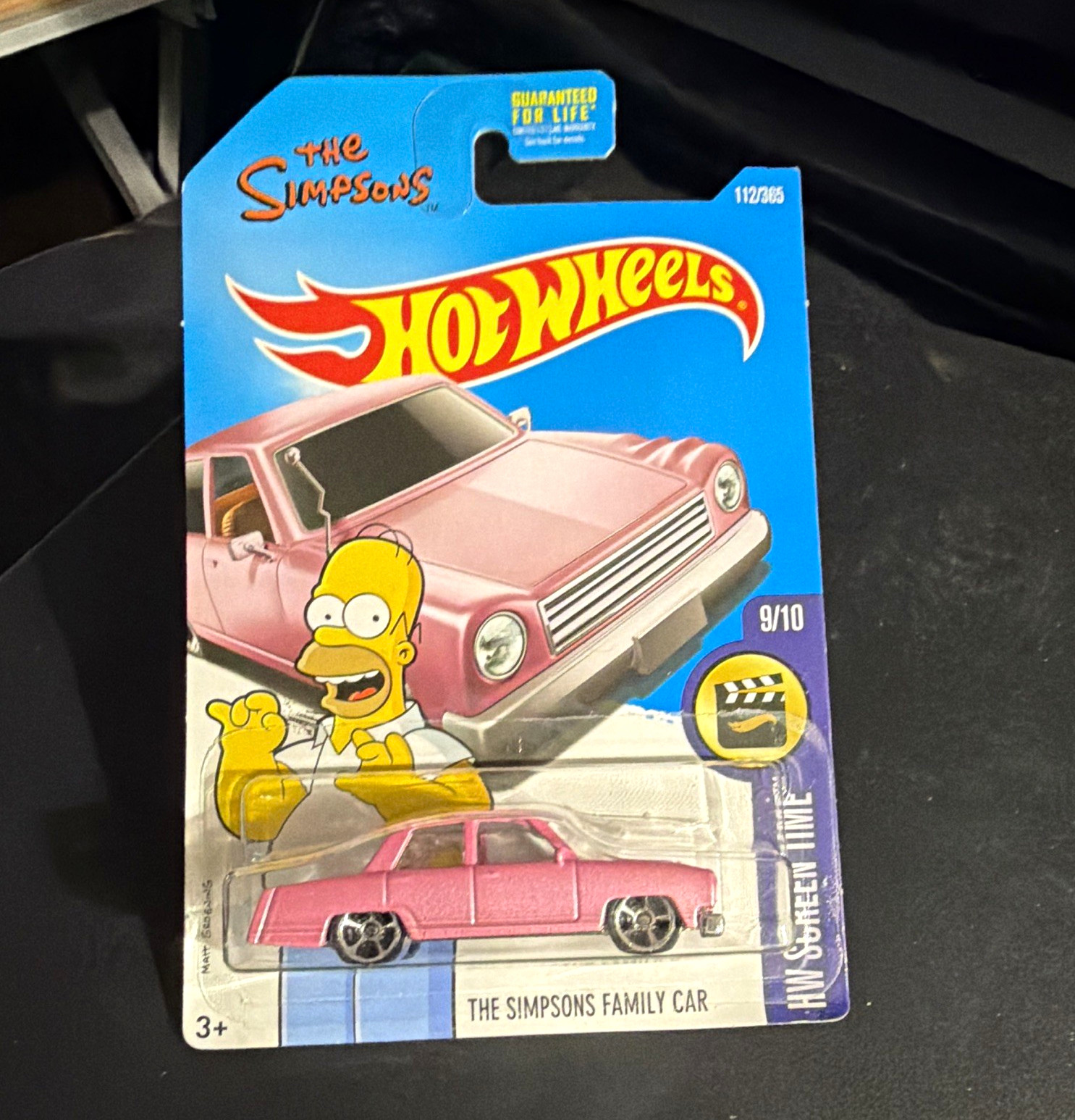Hot Wheels The Simpsons Family Car Pink Diecast 1:64 HW Screen Time Unopened