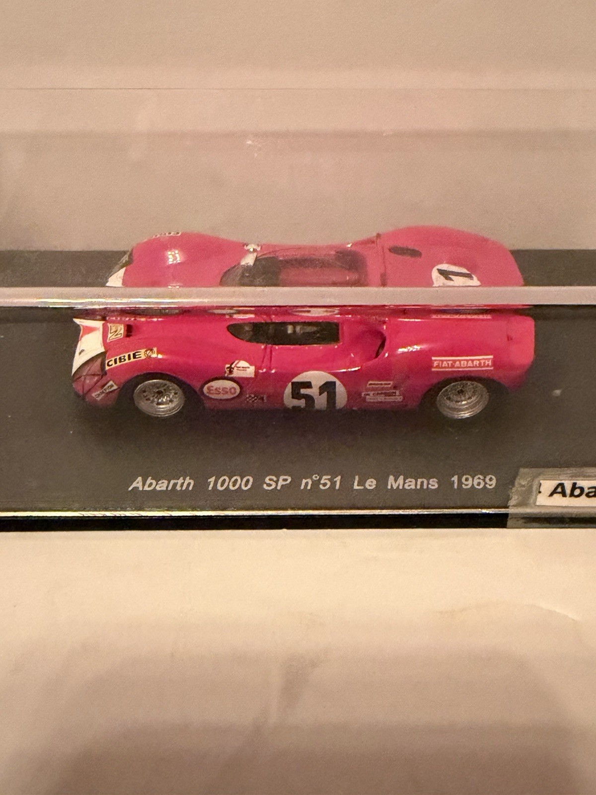 TOKOLOSHE MODELS FIAT ABARTH SP 1000 NO 51 LM 1969 ZANETTI LOCATELLI TOK 18 1/43
