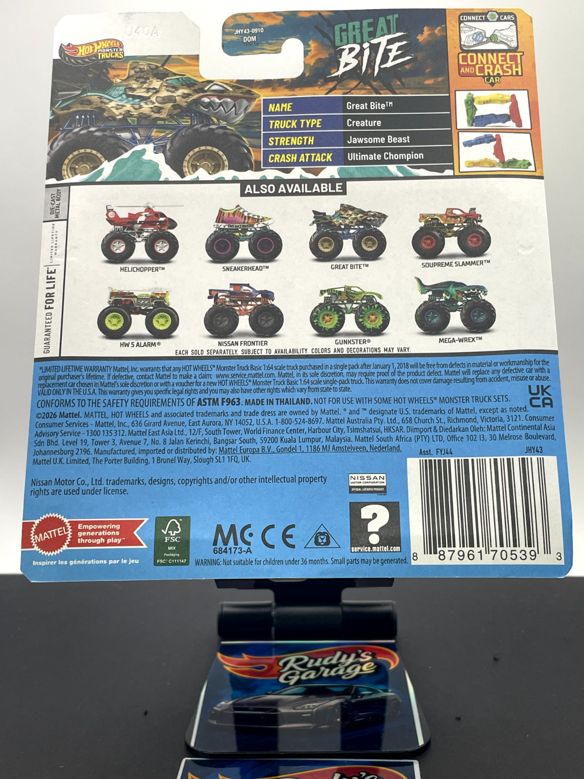 Hot Wheels Monster Trucks 2026 FYJ44 Case C 1:64 CHOOSE ONE