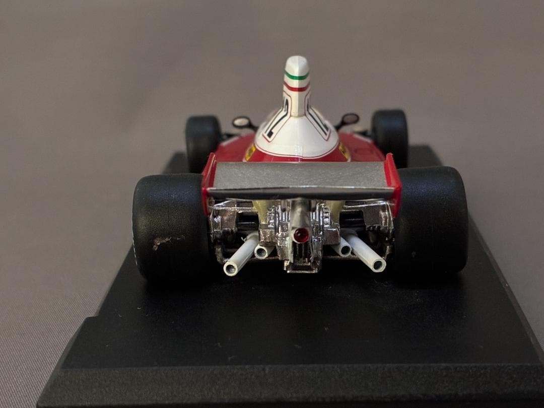 1/43 Ferrari 312T F1 model car, 11cm, detailed markings, used