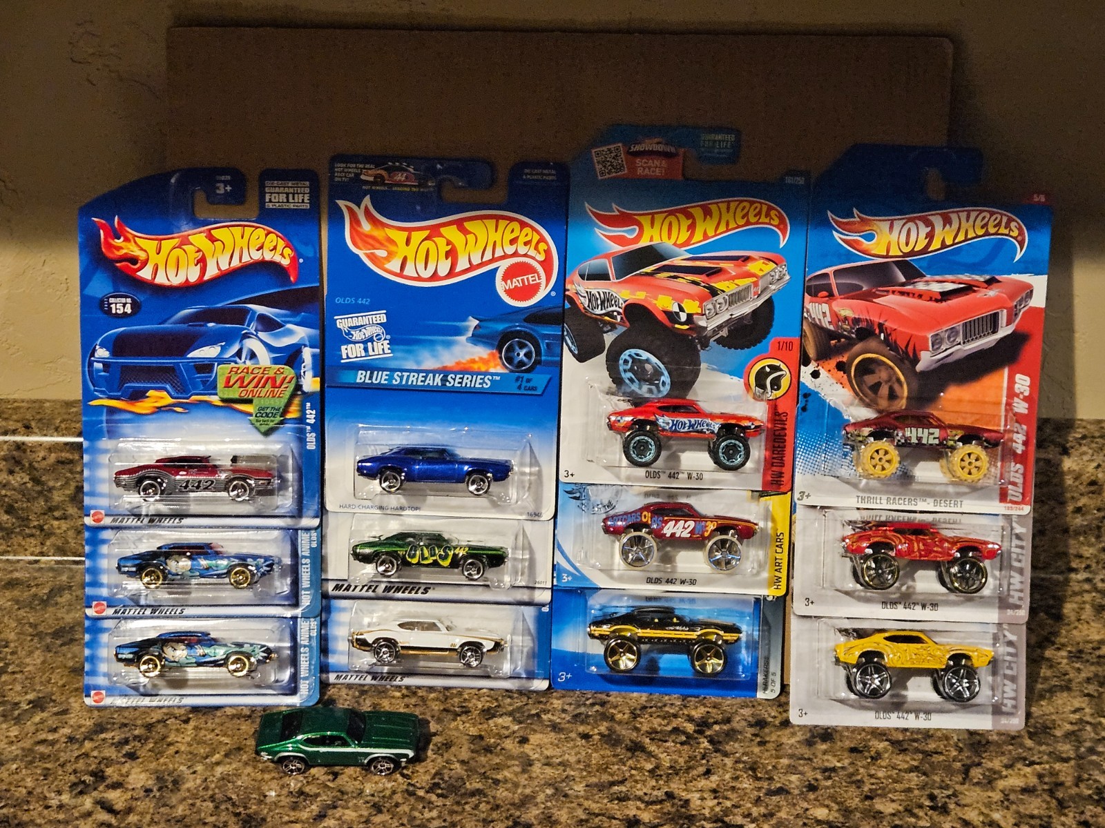 Hot Wheels Lot of 13 Olds 442 W-30 Variation Oldsmobile Cutlass Hi-Rakers Blue
