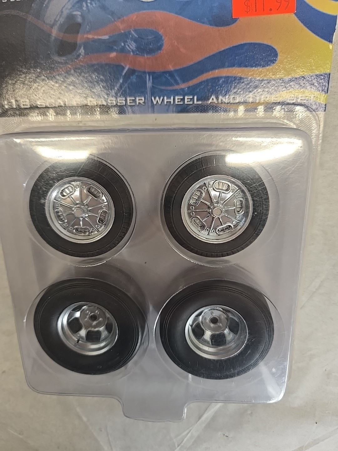 GMP 1/18 GASSER WHEEL AND TIRE SET G1800133