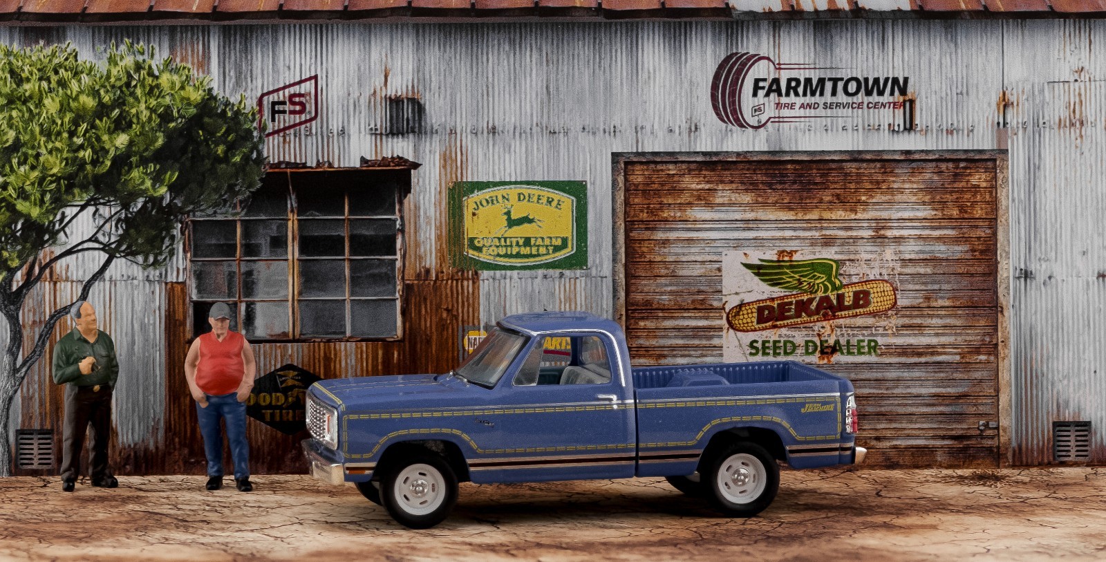 1/64 scale paper pop up diorama display for diecast vehicles.