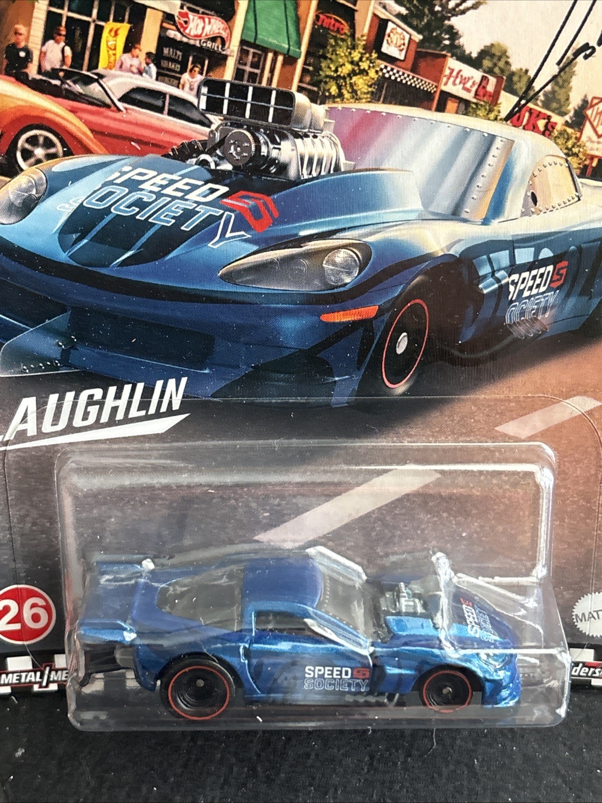 Hot Wheels Boulevard #26 Alex Laughlin Speed Society 12 Corvette Z06 Drag Racer