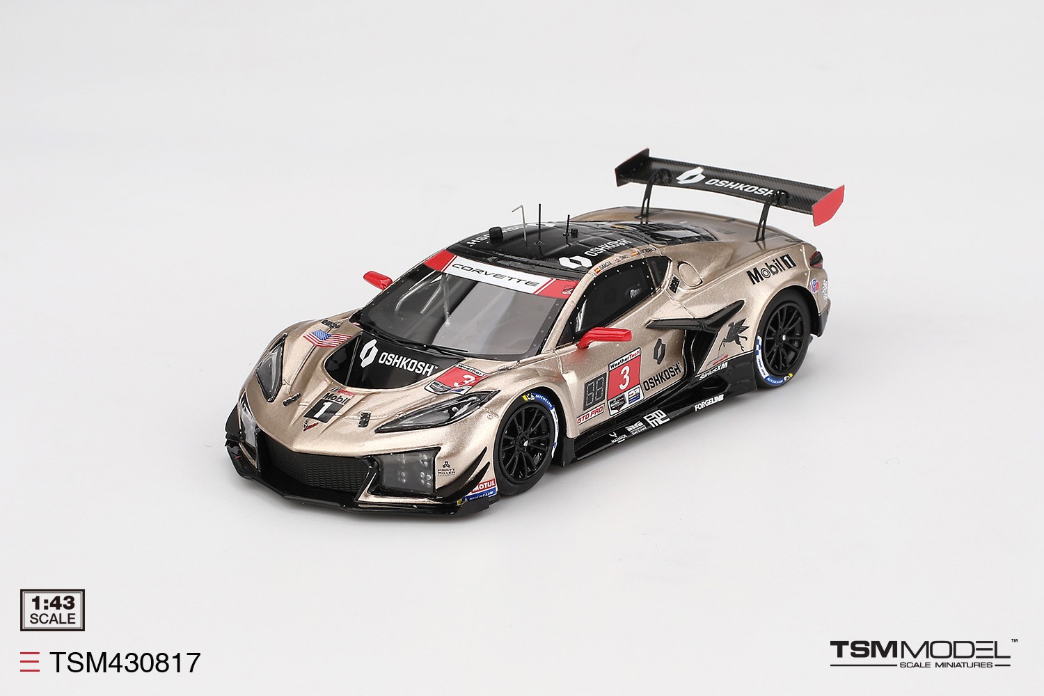 TSM-Model Chevrolet Corvette Z06 GT3.R – 2024 12hr Sebring 1:43 Car TSM430817