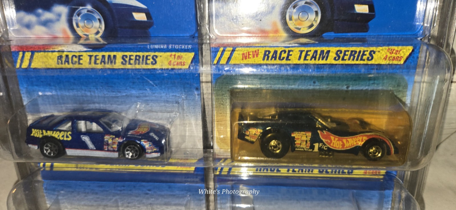 1994 Hot Wheels Race Team Series Complete 4 Car Set Lumina Stocker Dragster