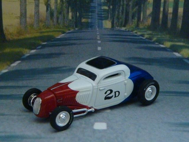 Pierson Bros 1934 221ci Flathead V8 Ford Lakes Coupe Racer 1/64 Scale Ltd Edit Q