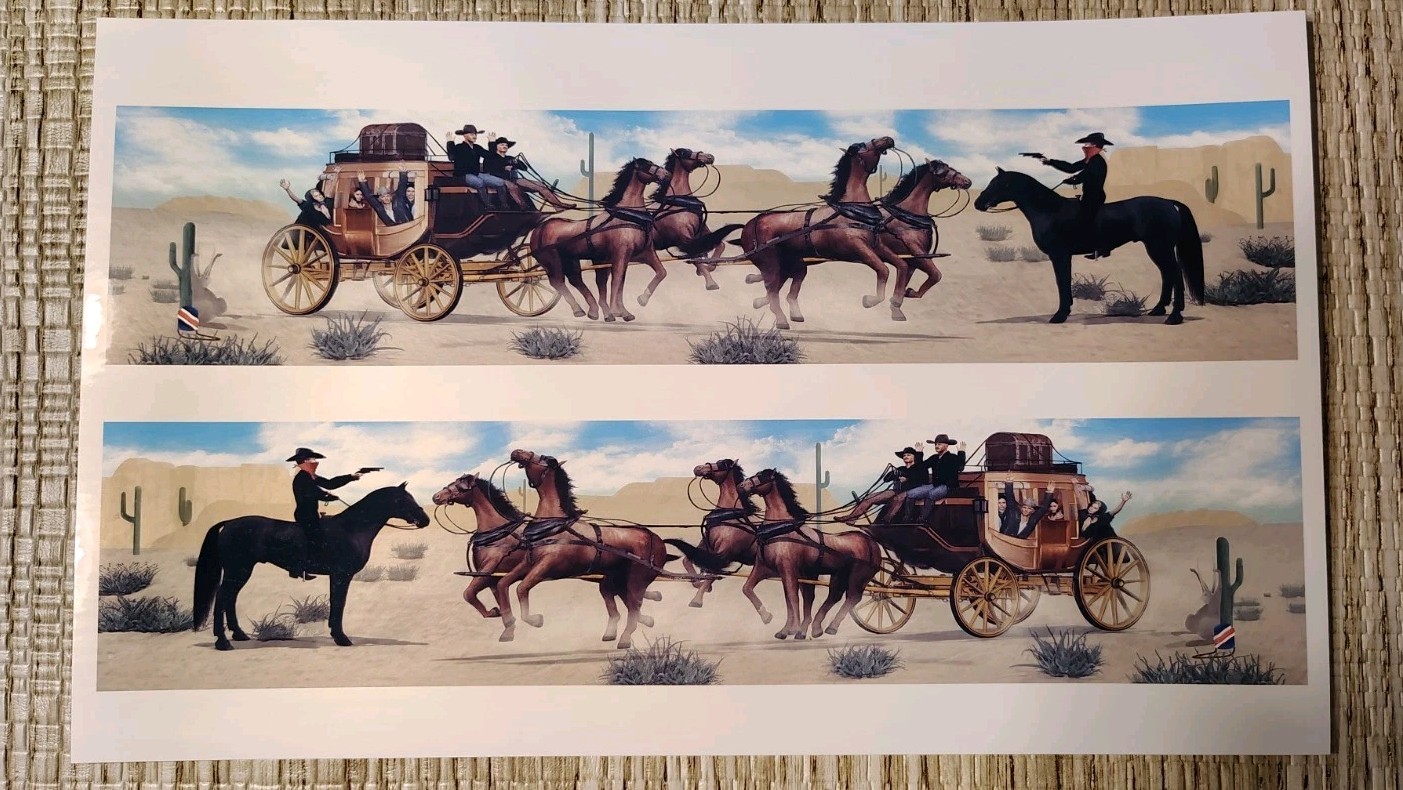 3 inch X 13.5 Inch Smokey and the Bandit Semi Truck Mural Vinyl Decal Snow Man