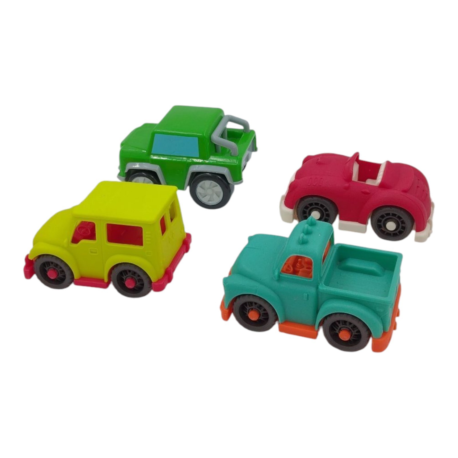 Lot of 4 Toy Cars Plastic Truck SUV Vehicle Toddler Kid Chunky