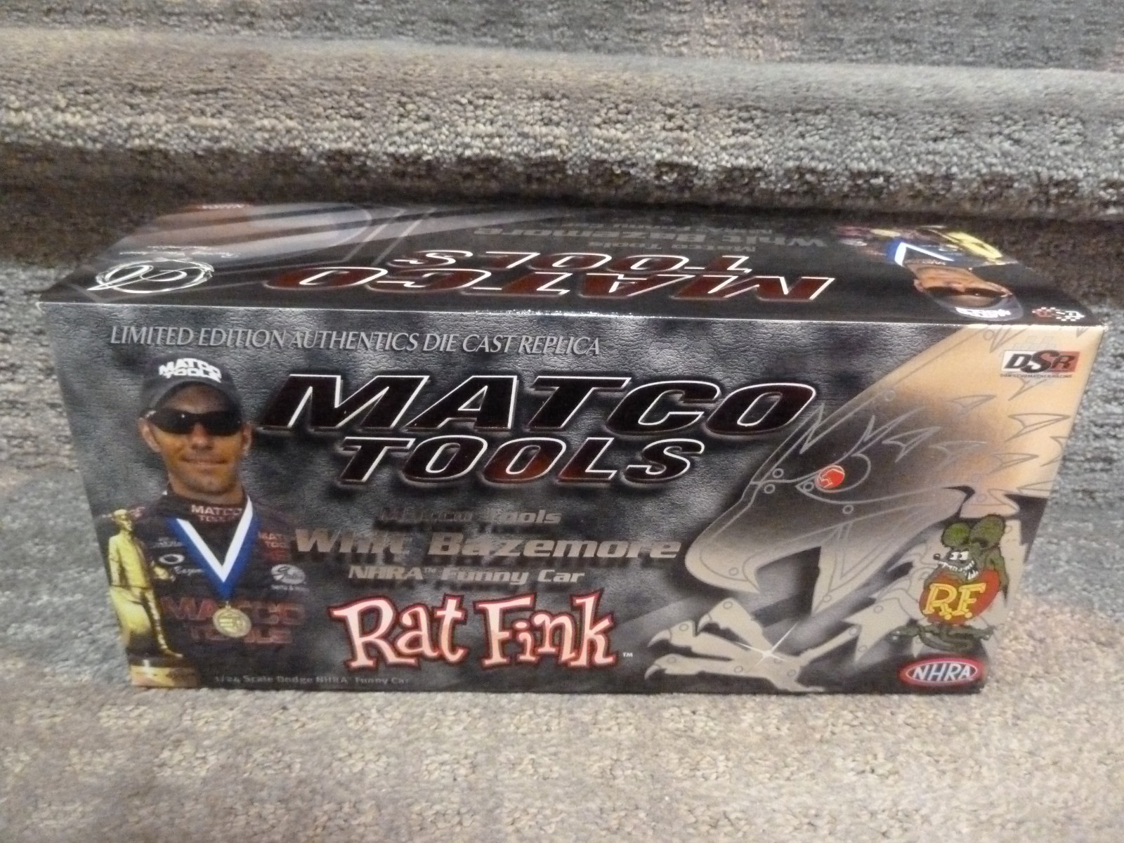 2005 RAT FINK MATCO TOOLS WHIT BAZEMORE NHRA DIE CAST FUNNY CAR 1:24 RARE NEW