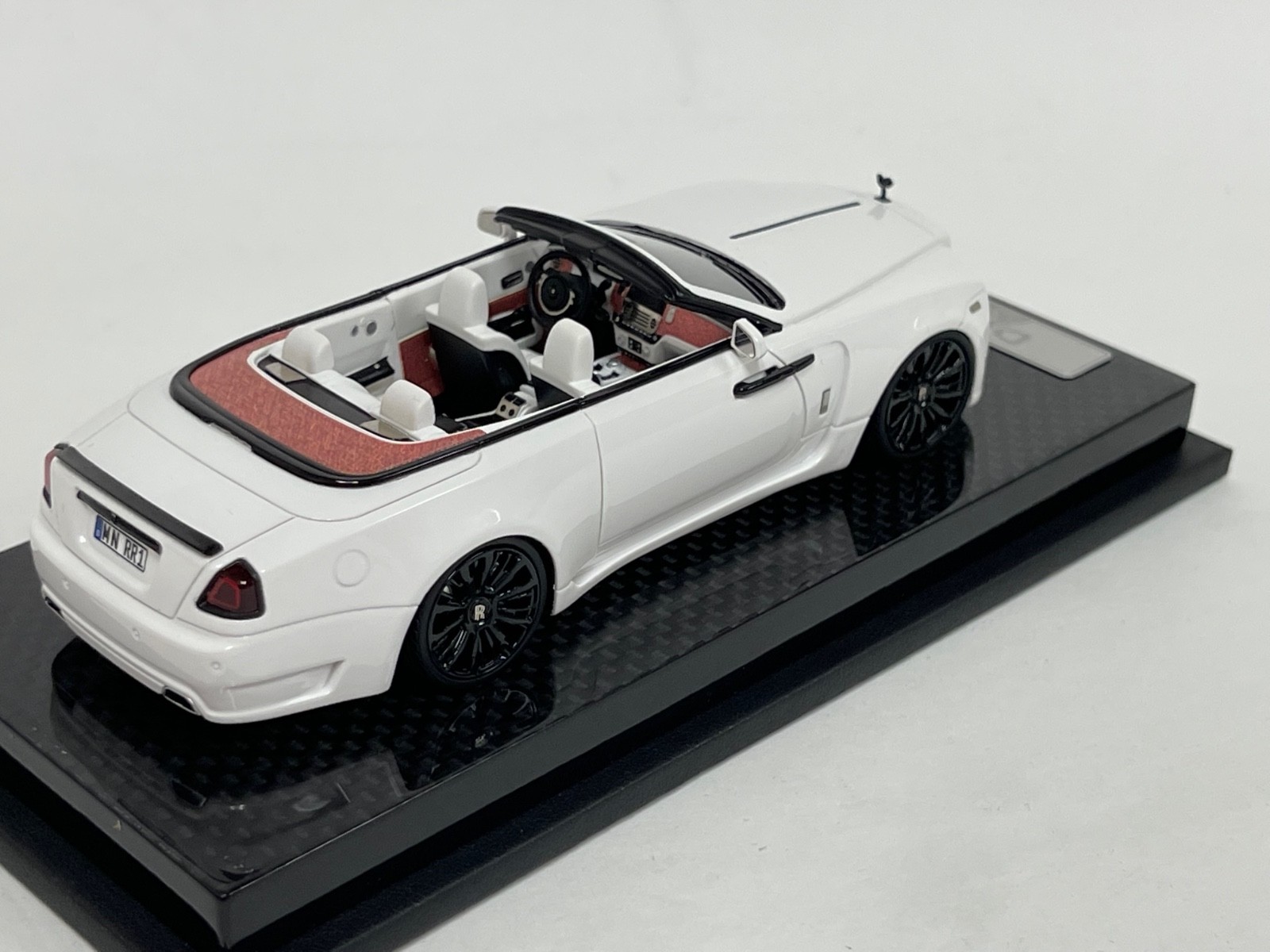 1/43 AB Models Rolls Royce Dawn Convertible Novitec White / White Lmd 20 pcs 4D