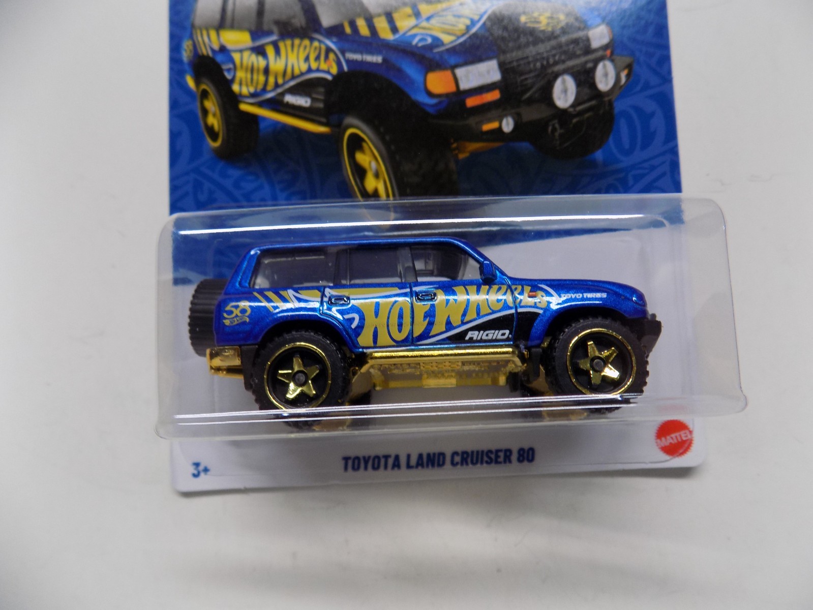 Hot Wheels – BLUE & GOLD SERIES – TOYOTA LAND CRUISER 80