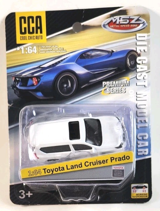 CCA – Toyota Land Cruiser Prado LC150 Off-Road White GX460 1:64 Diecast