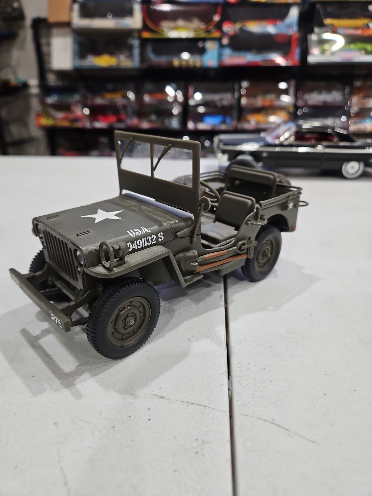 1941 Willys Army Jeep Scale 82AB 307E USA 20491132 S – 🇺🇸 SHIPPED 🇺🇸
