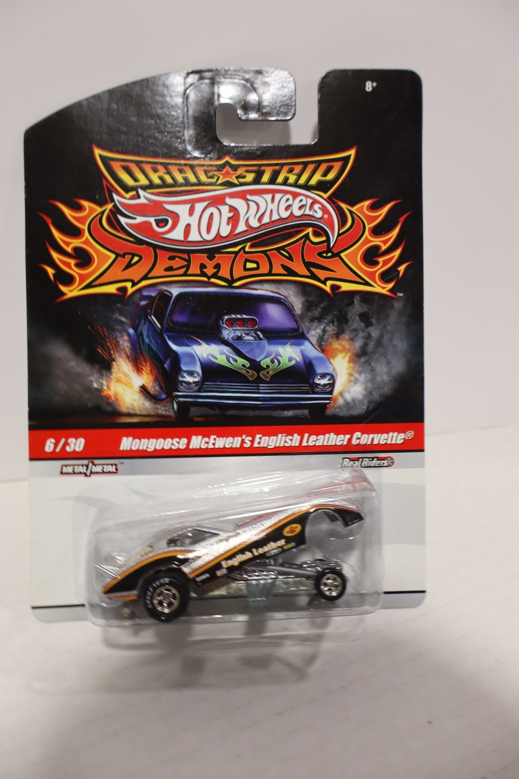 2008 Hot Wheels Drag Strip Demons MONGOOSE McEwen’s English Leather Corvette
