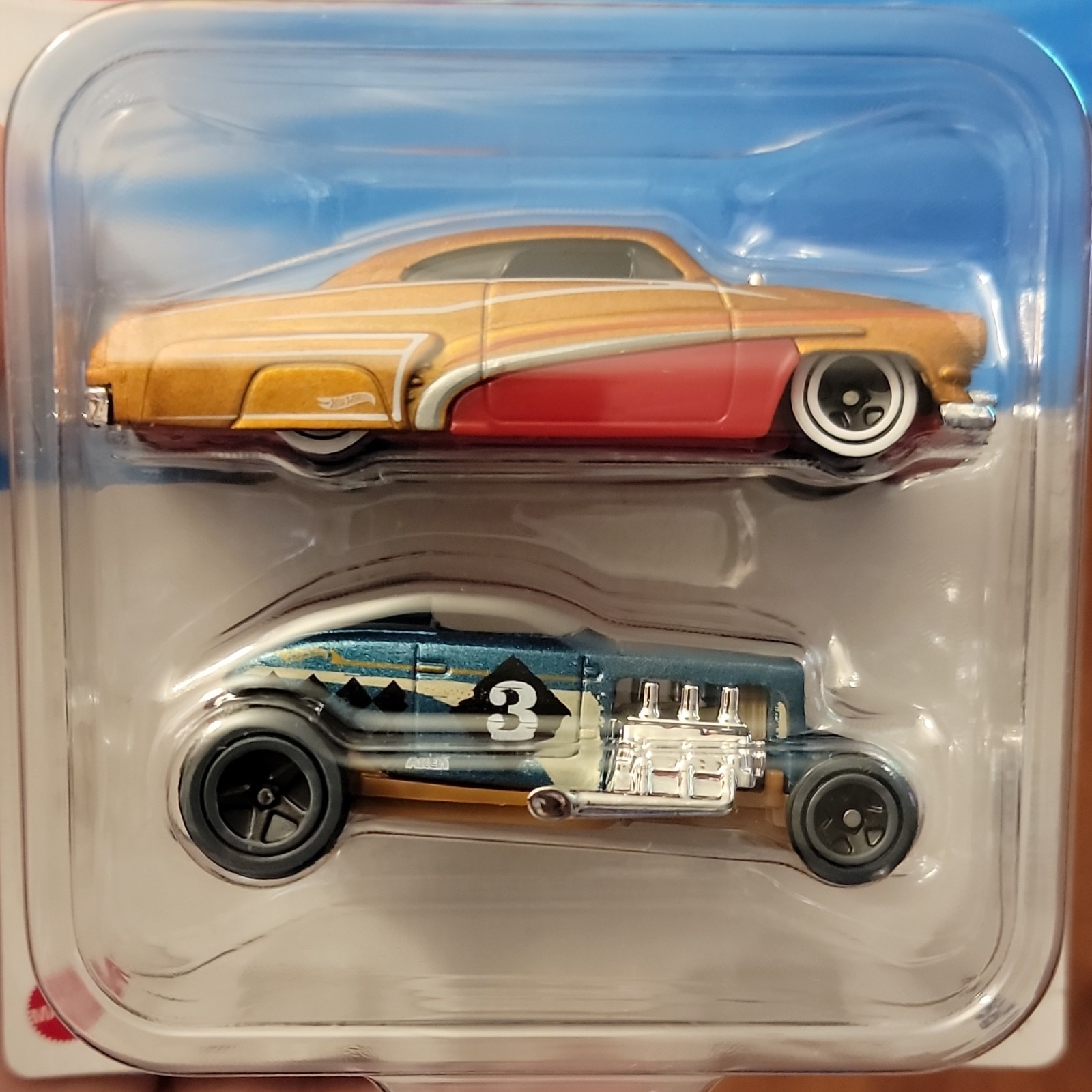 NEW Hot Wheels 2-Pack: Custom Hirohata Merc & Max Steel