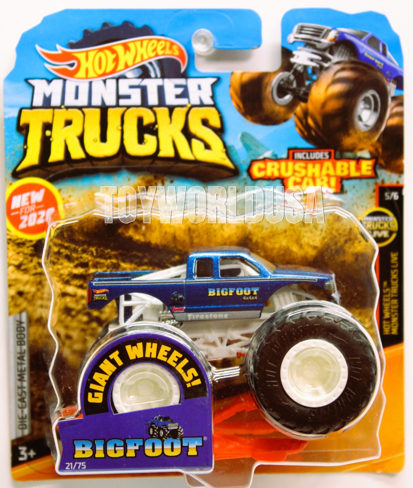 2020 Hot Wheels Monster Trucks HW Monster Trucks Live #21 Bigfoot