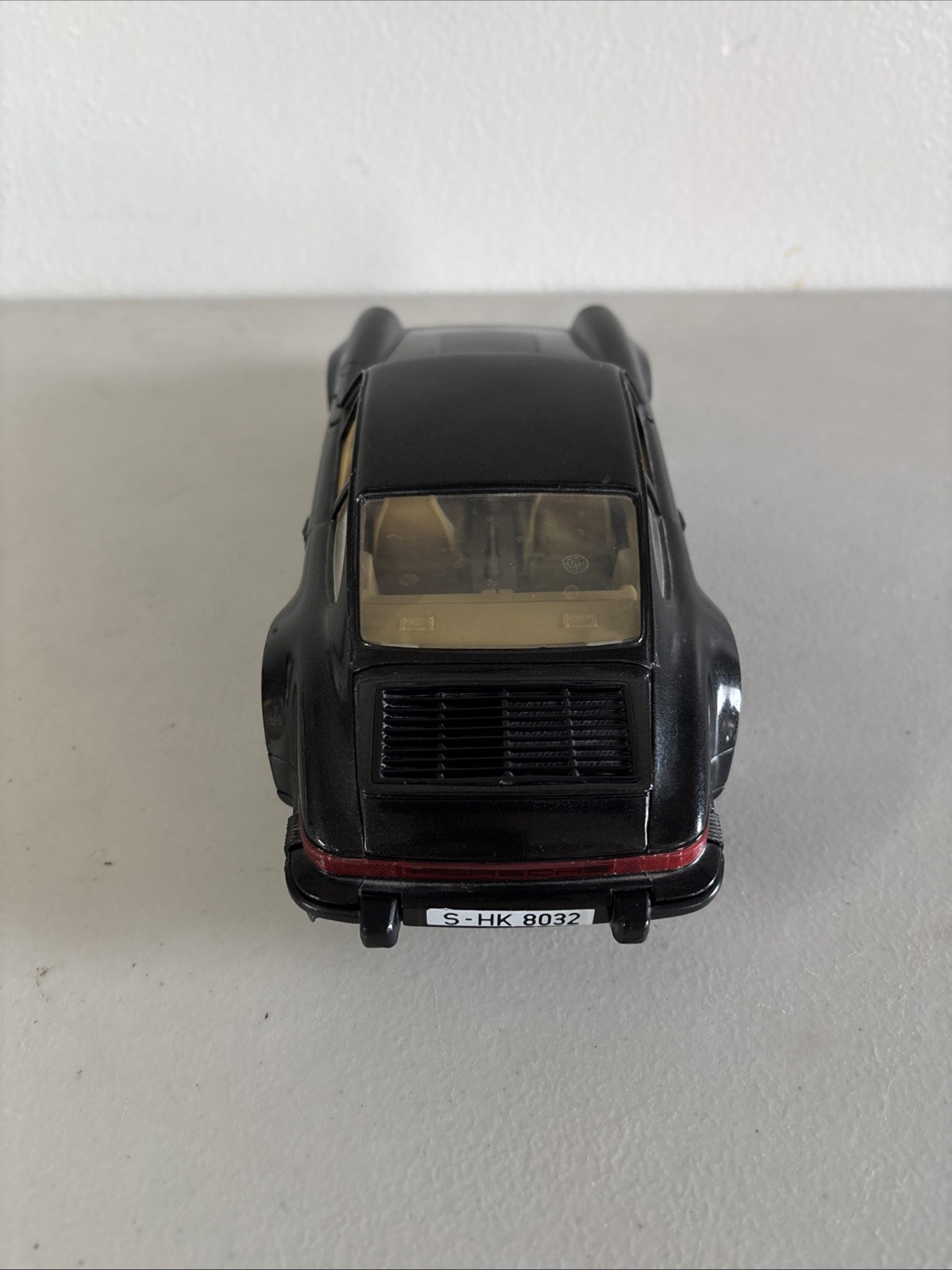 Polistil 1/16 Scale Diecast 060369 – Porsche 911 Turbo – Black Made In Italy