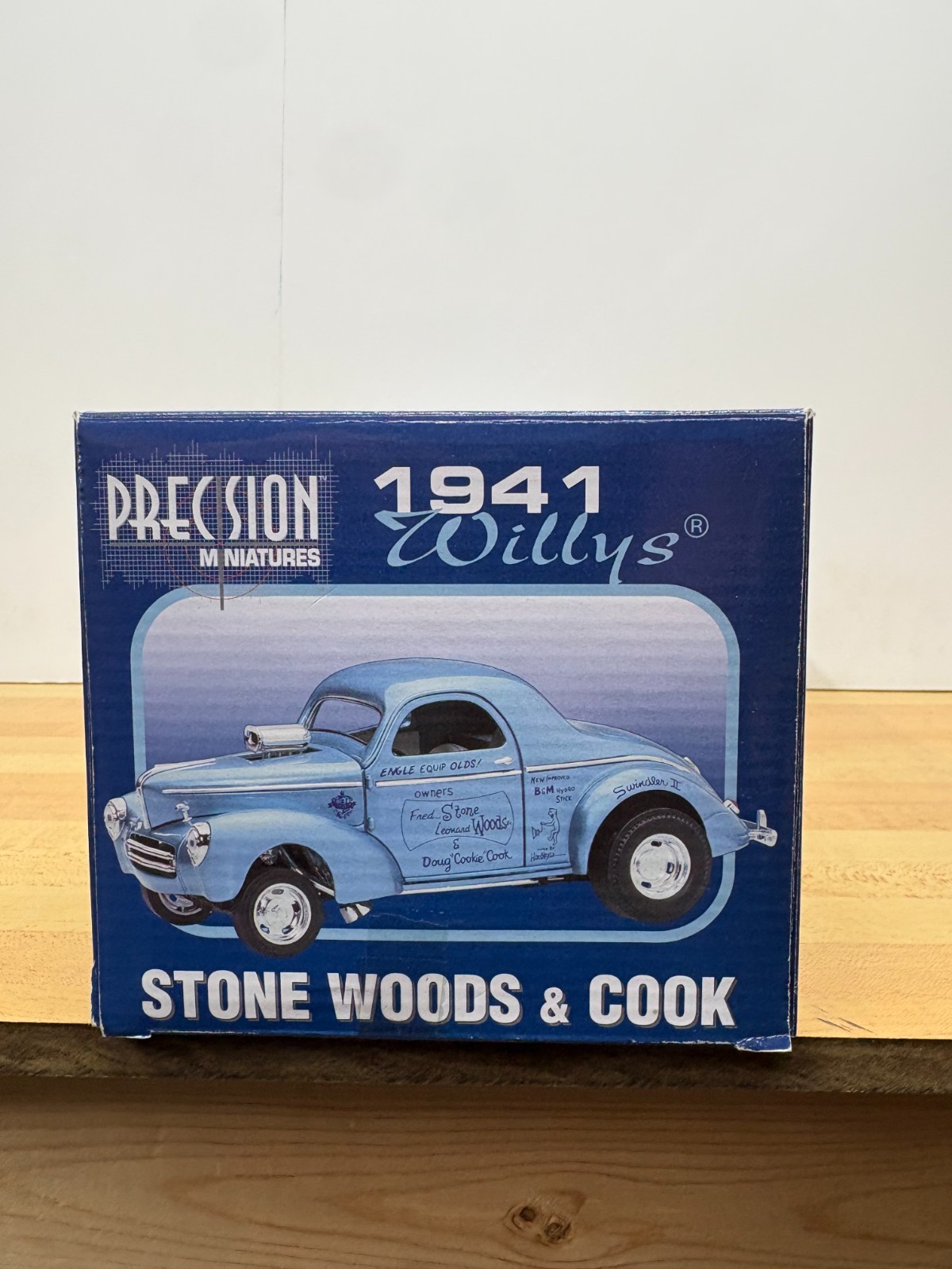 1941 Willys STONE WOODS & COOK Drag Car 1:18 Precision Minitures