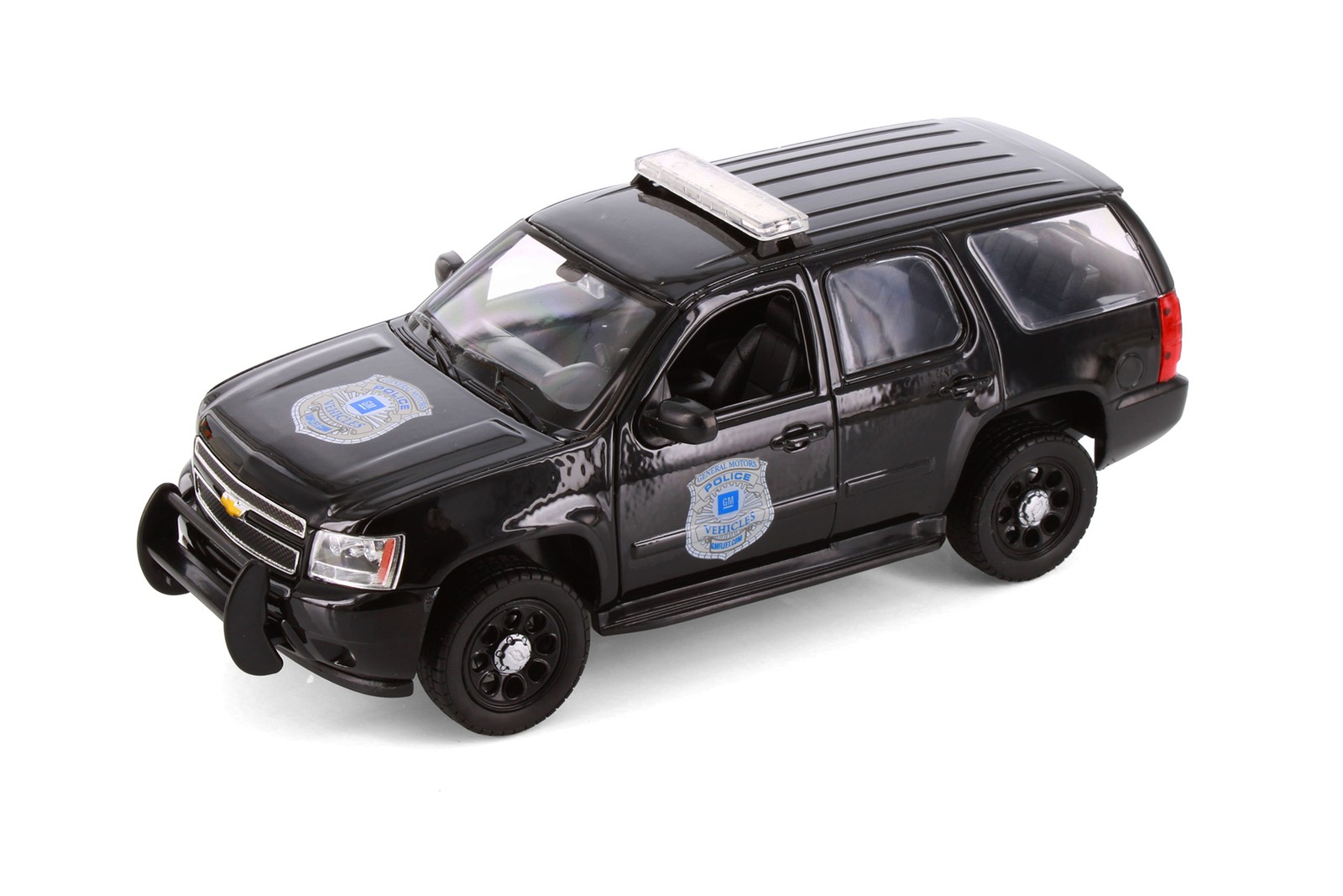 BOX OF 4 2008 CHEVY TAHOE GENERAL MOTORS POLICE 1/24 DIECAST CAR 22509BP/4D
