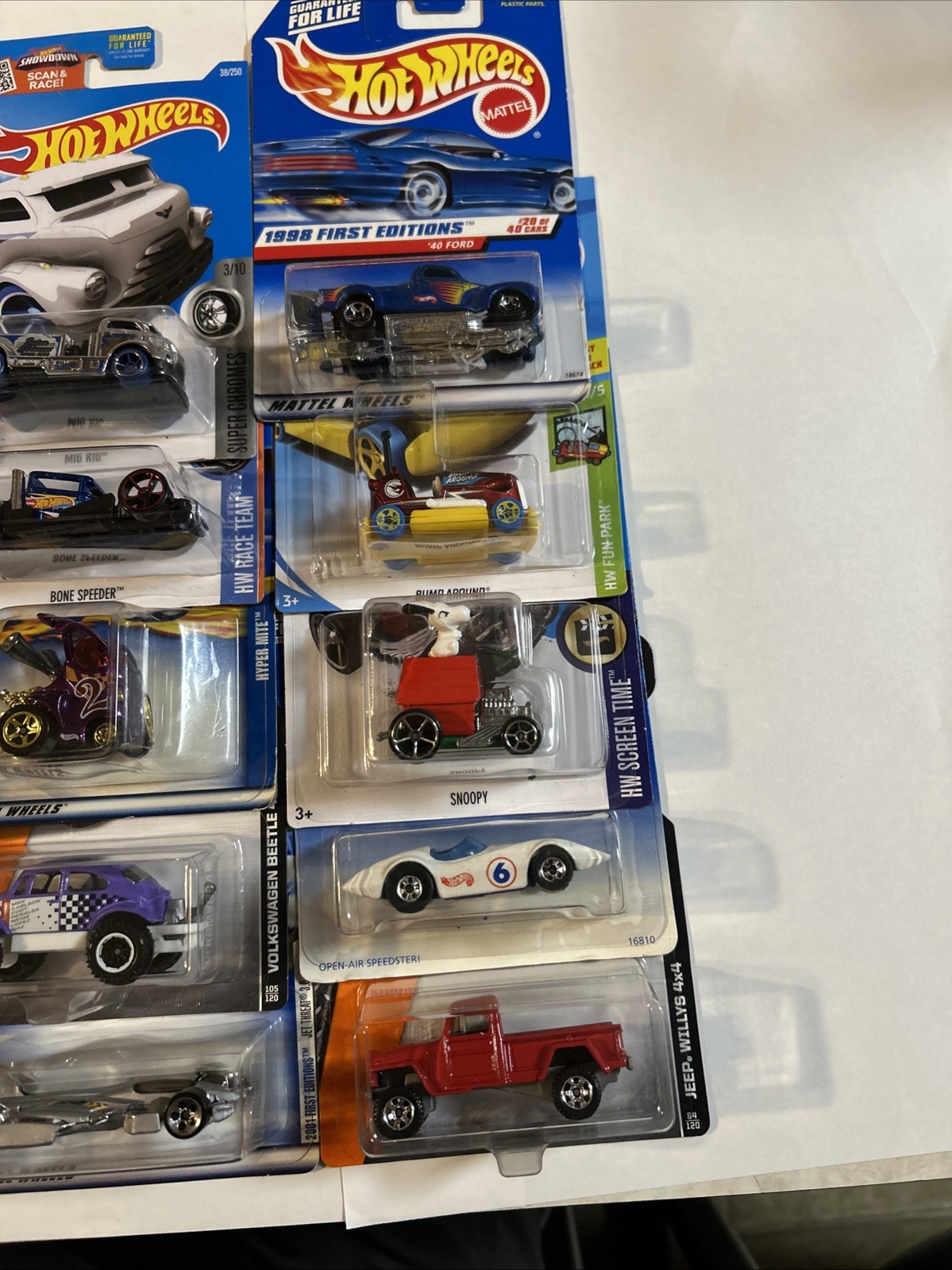 Hot Wheels Lot Of 25 Cars- Various Years, Sets, Series And Models – Unopened