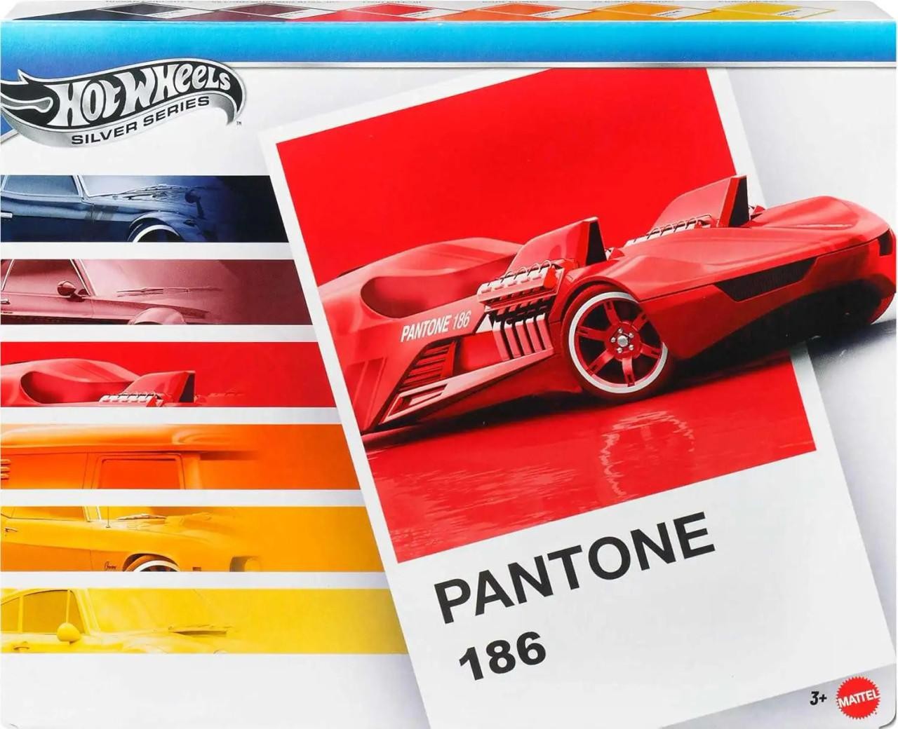 Hot Wheels Silver Series Pantone Set of 6 Die Cast Cars
