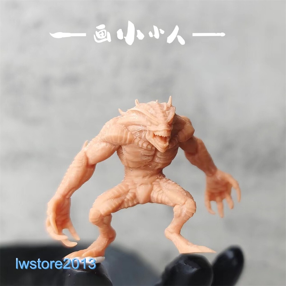 1/64 Monster Zombie Miniatures Scene Props Figures Model For Cars Vehicles Toys