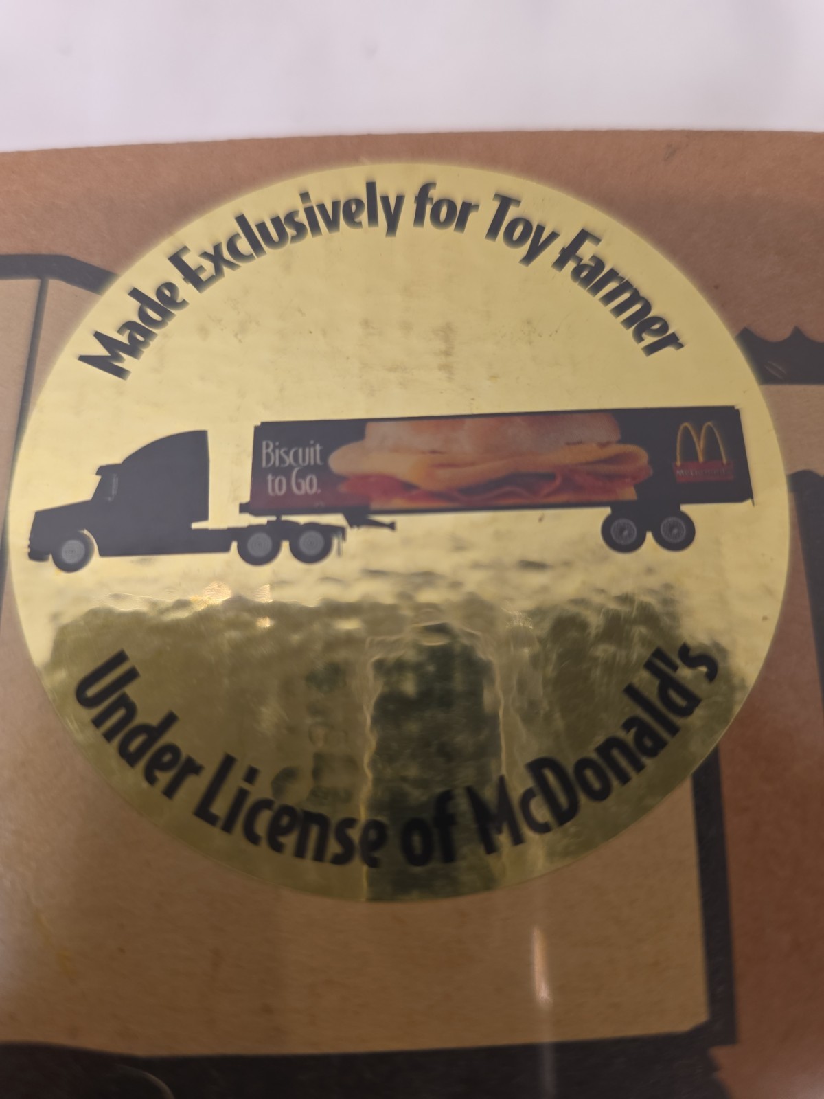 McDonald’s Biscuit To Go Freightliner Semi By Ertl 1/64th Scale Excellent