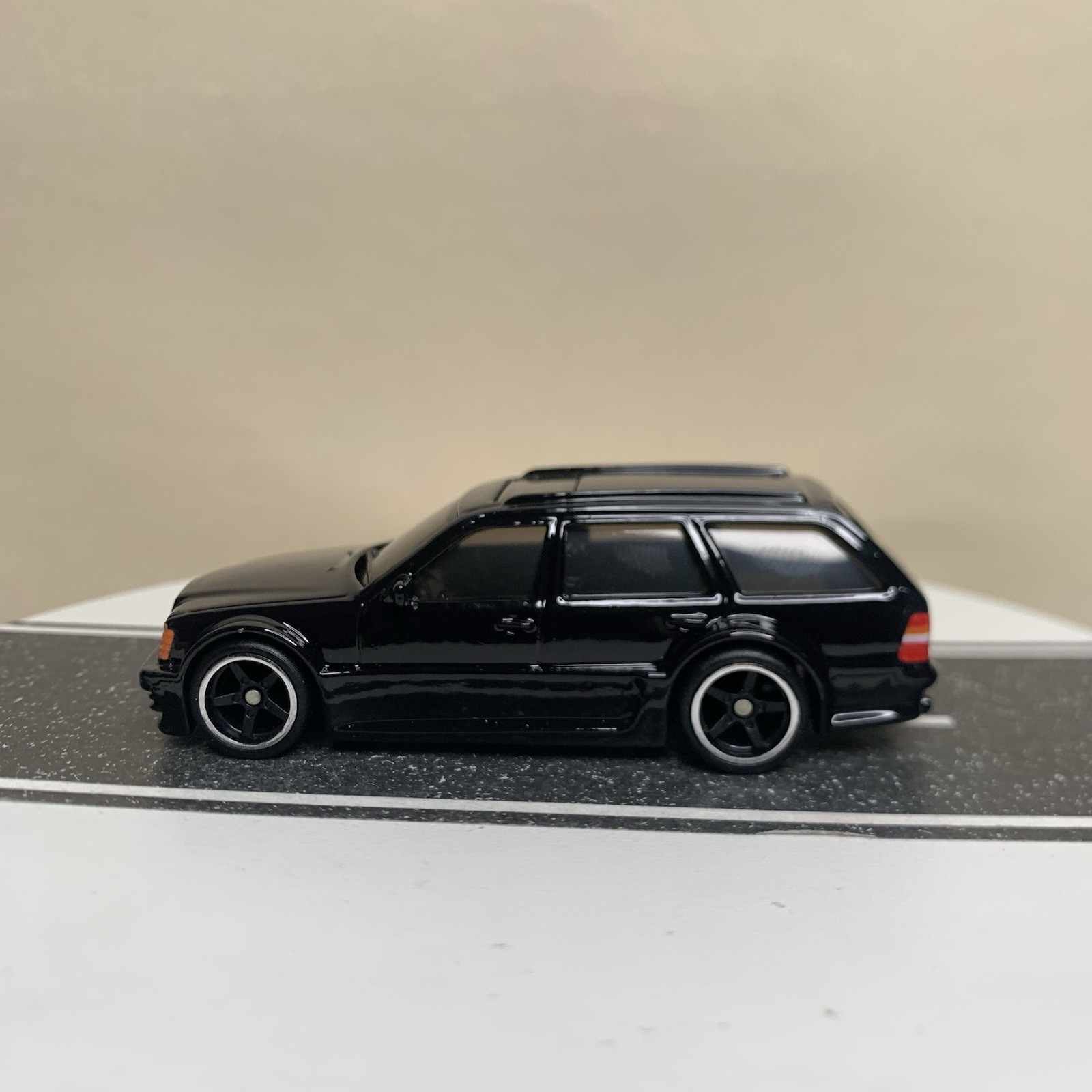 Hot Wheels Premium Boulevard #60 Mercedes-Benz AMG E36 Estate Wagon Custom Black