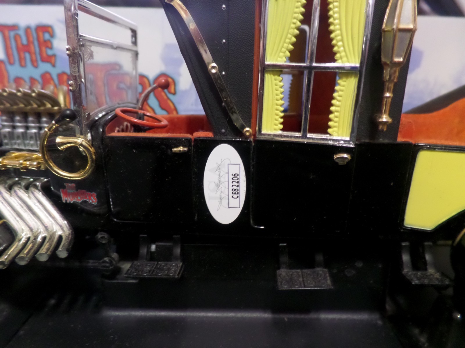 ERTL The Munsters Koach 1:18 Scale Signed Butch Patrick ‘Eddie’ JSA