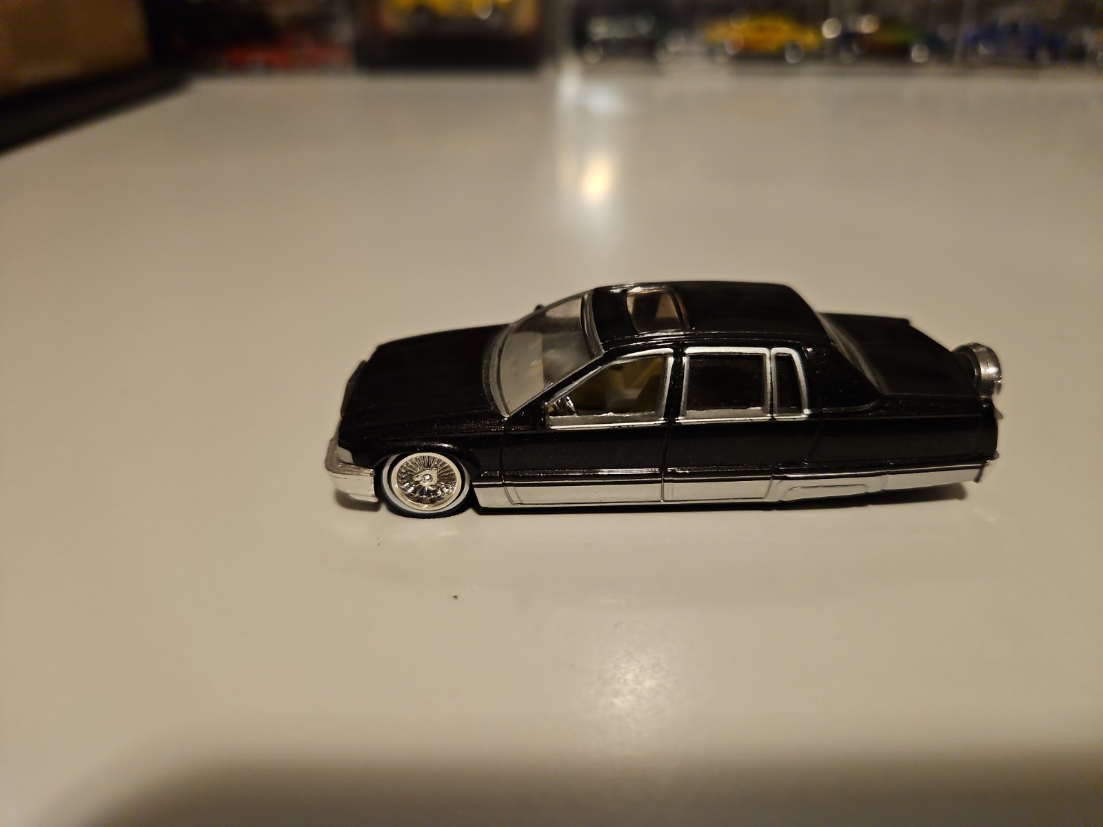 Jada Toys Homie Rollerz Series ‘95 Cadillac Fleetwood Lowrider Black 1:64 Loose