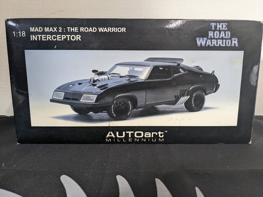 Mad Max 2 Diecast Car 1/18 The Road Warrior Interceptor AUTOart Millennium USED