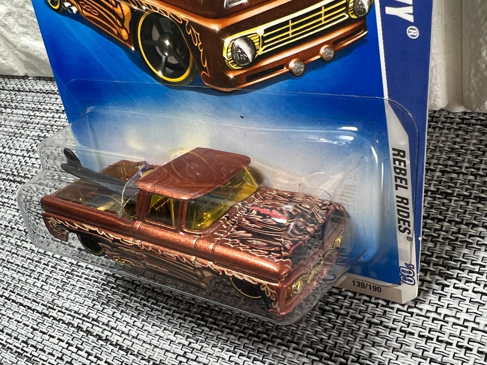 Hot Wheels Rebel Rides ’09 03/10 Custom ’62 Chevy 136/190 Copper