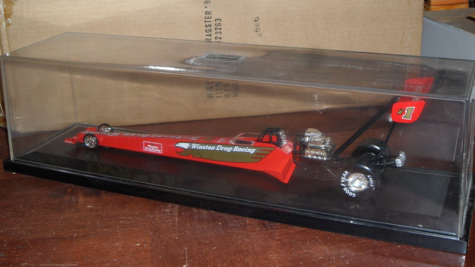 1996 Winston NHRA Drag Racing Finals 1/24 Top Fuel Dragster Promo Car & Case