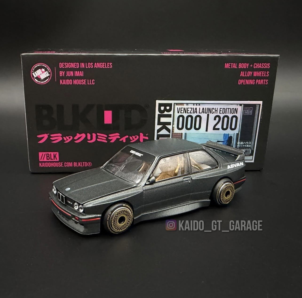 Kaido House BMW M3 Venezia BLKLTD KHMG200 XXX/200 W Euro Pin( You Choose Avail#)