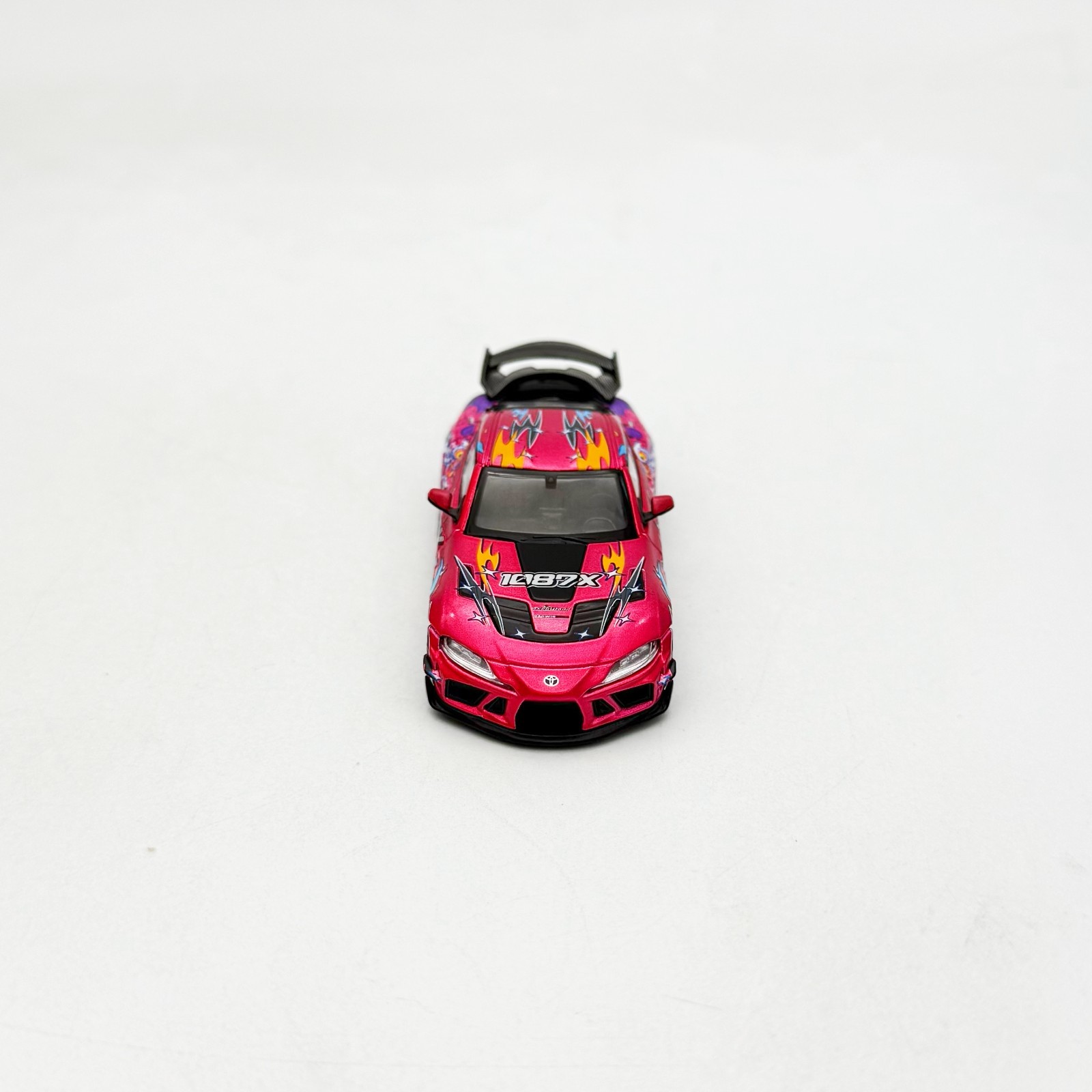 Pop Race 1:64 Darwinpro 66G WBK Toyota Supra Pink 1087X #285