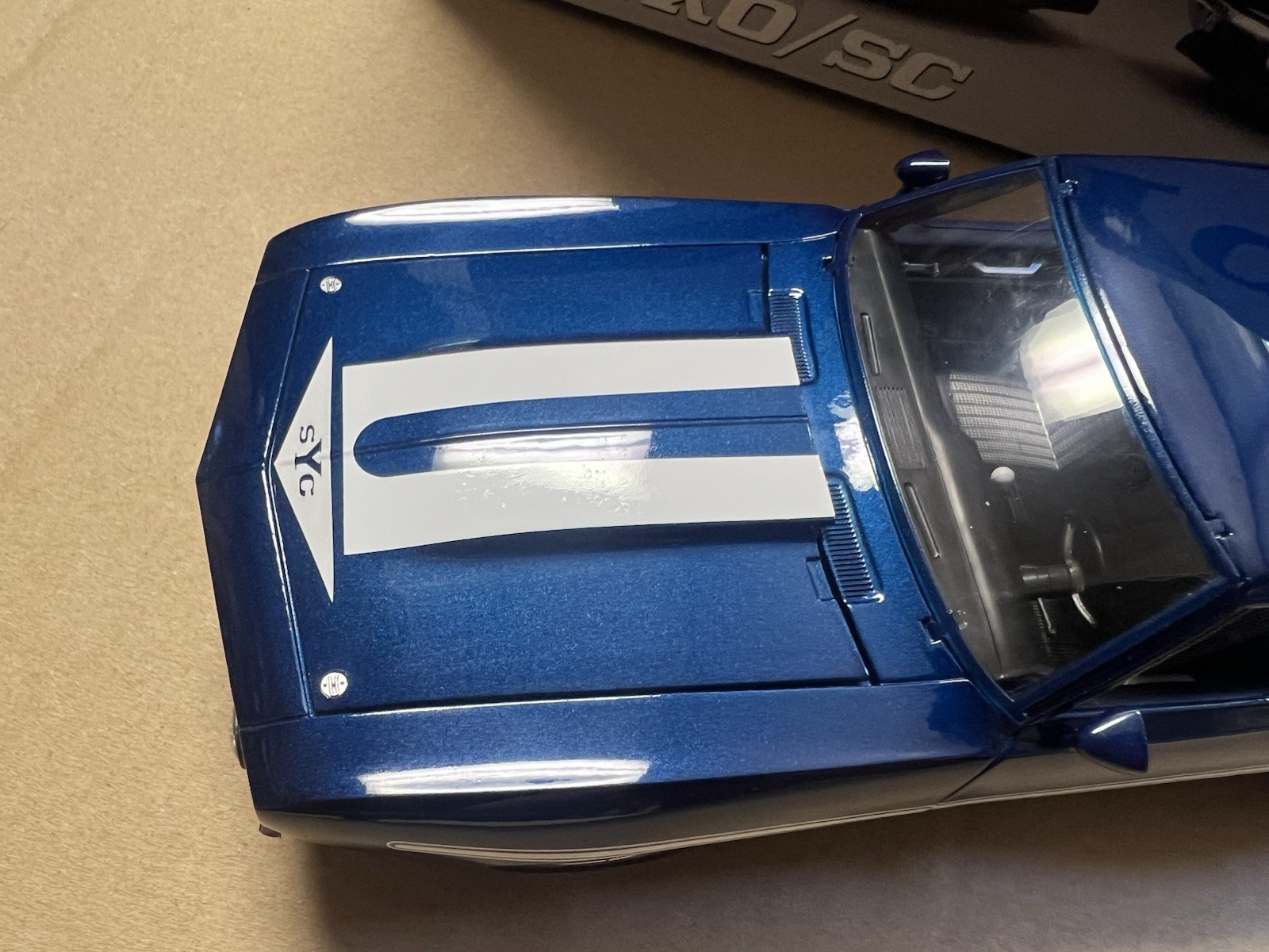 1/18, 1969 CAMARO YENKO/SC STREET FIGHTER IN BLUE, #28 OF 996.